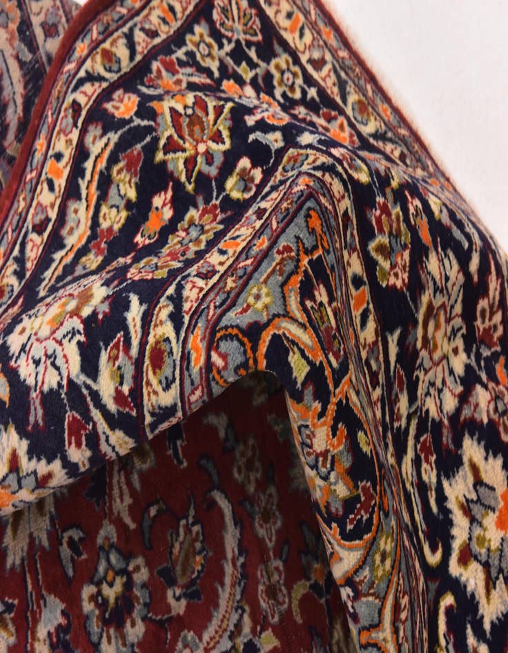 Detail image of  9' 10 x 13' 3  Hand Knotted Isfahan Persian Wool Rug