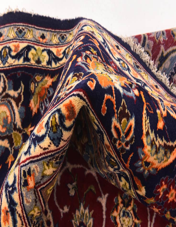 Detail image of  9' 10 x 13' 1  Hand Knotted Isfahan Persian Wool Rug