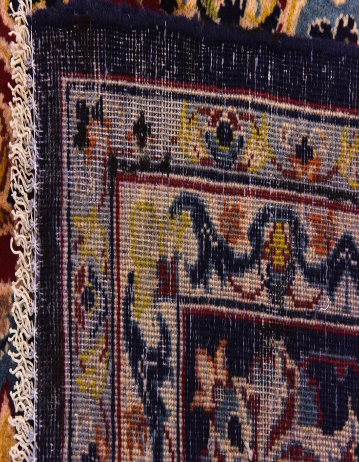 Detail image of  9' 10 x 13' 1  Hand Knotted Isfahan Persian Wool Rug