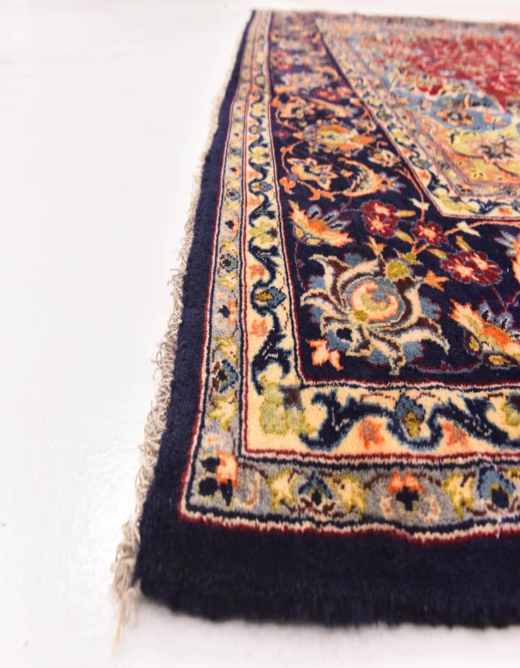 Detail image of  9' 10 x 13' 1  Hand Knotted Isfahan Persian Wool Rug