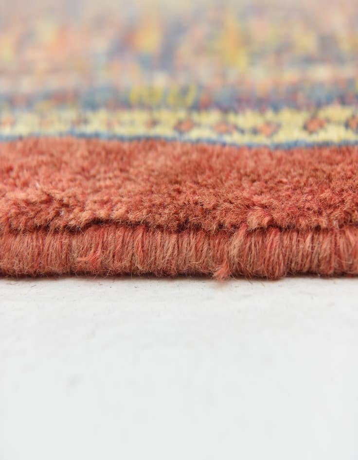 Detail image of  10' x 12' 9  Hand Knotted Isfahan Persian Wool Rug