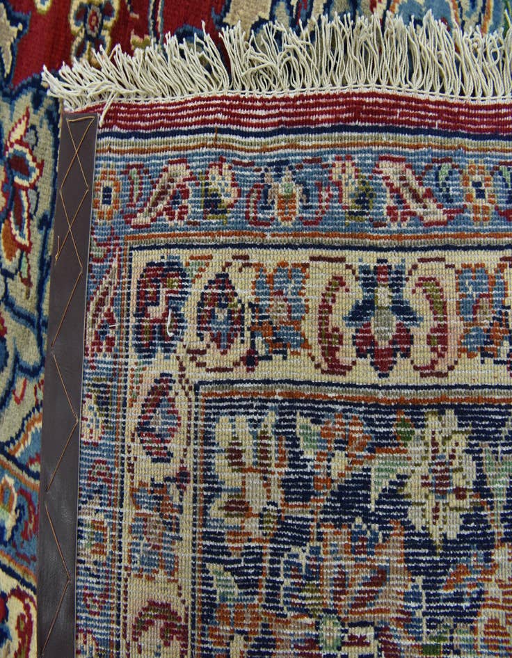 Detail image of  9' 8 x 12' 10  Hand Knotted Isfahan Persian Wool Rug