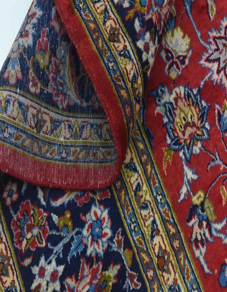 Detail image of  9' 6 x 13' 4  Hand Knotted Isfahan Persian Wool Rug