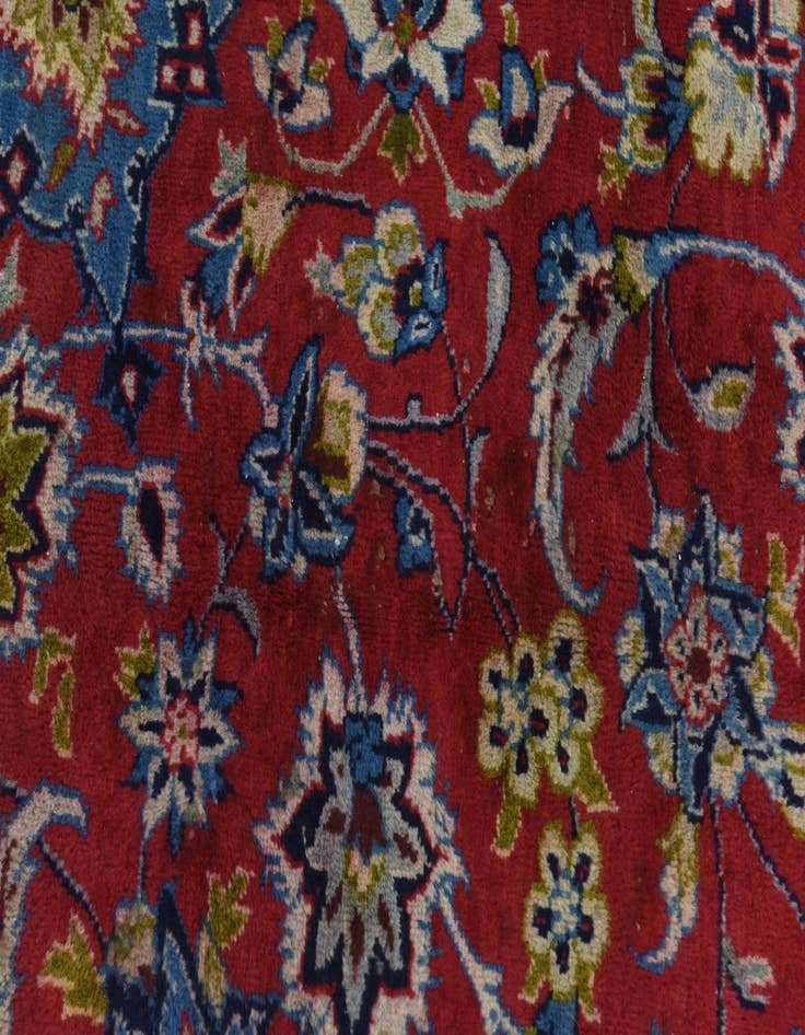 Detail image of  9' 6 x 13' 4  Hand Knotted Isfahan Persian Wool Rug