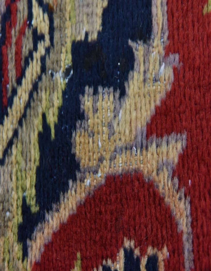 Detail image of  9' 5 x 13' 9  Hand Knotted Isfahan Persian Wool Rug