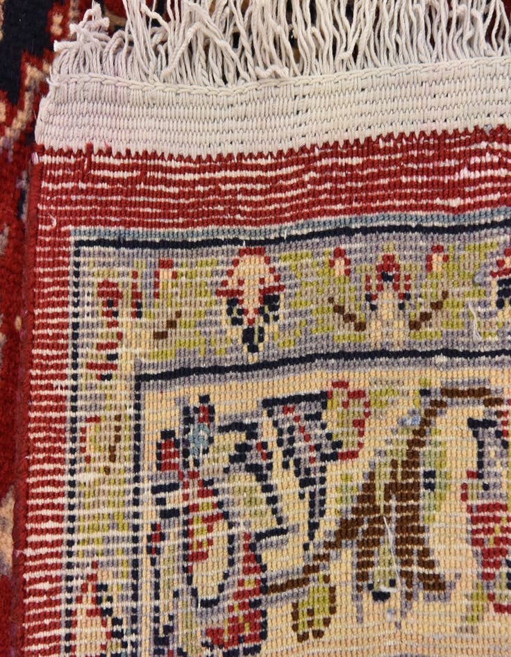 Detail image of  9' 5 x 13' 9  Hand Knotted Isfahan Persian Wool Rug