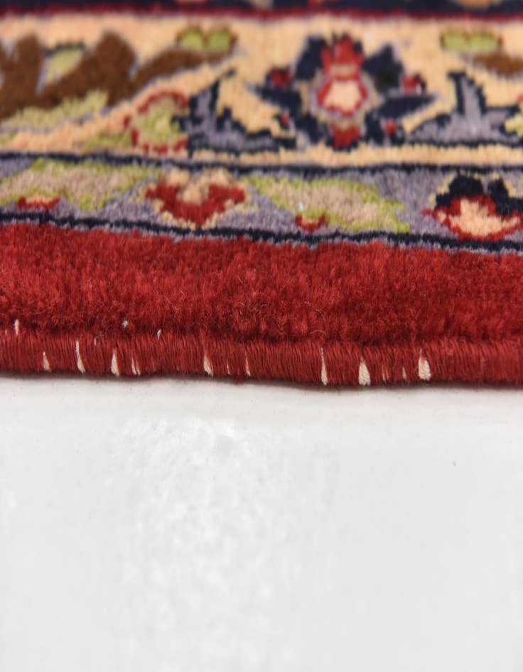 Detail image of  9' 5 x 13' 9  Hand Knotted Isfahan Persian Wool Rug