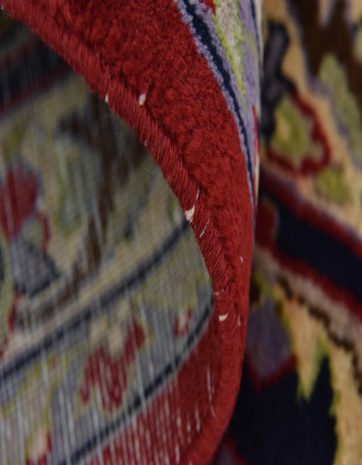 Detail image of  9' 5 x 13' 9  Hand Knotted Isfahan Persian Wool Rug