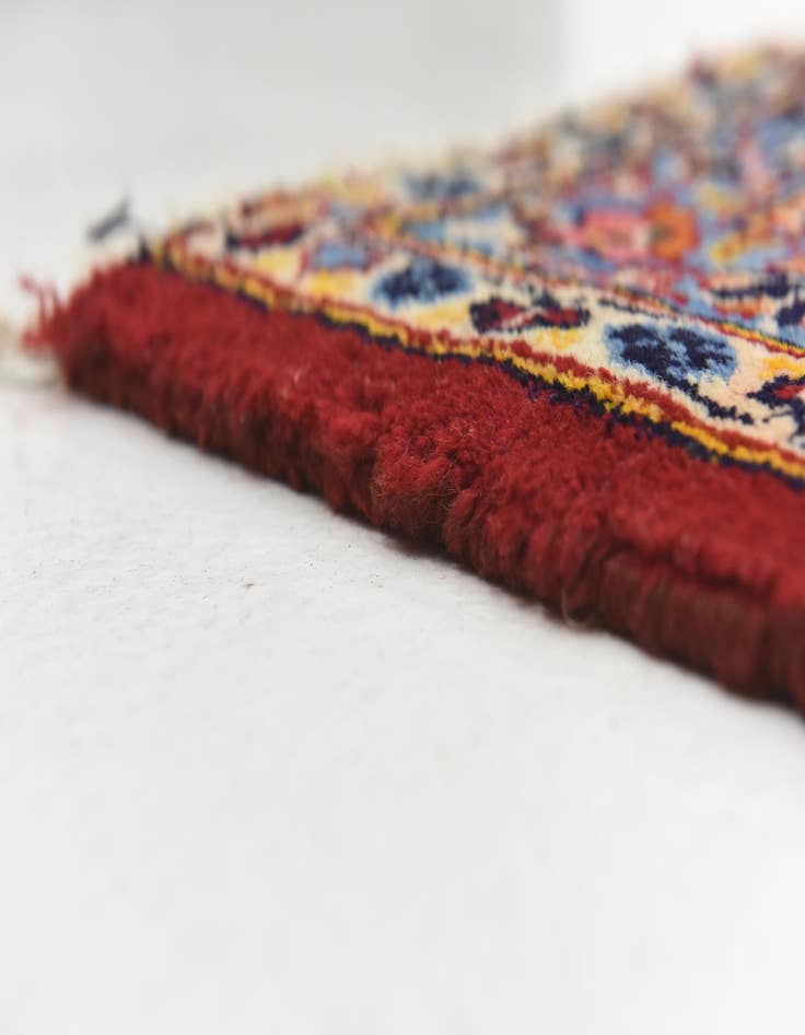 Detail image of  9' 9 x 13'  Hand Knotted Isfahan Persian Wool Rug