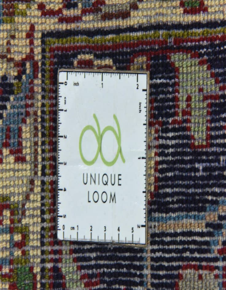 Detail image of  9' 7 x 13'  Hand Knotted Isfahan Persian Wool Rug