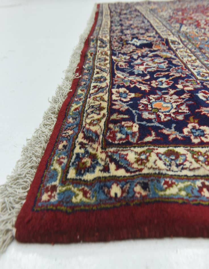 Detail image of  9' 7 x 13'  Hand Knotted Isfahan Persian Wool Rug