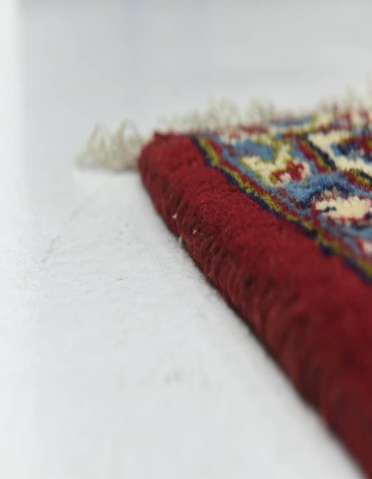 Detail image of  9' 7 x 13'  Hand Knotted Isfahan Persian Wool Rug