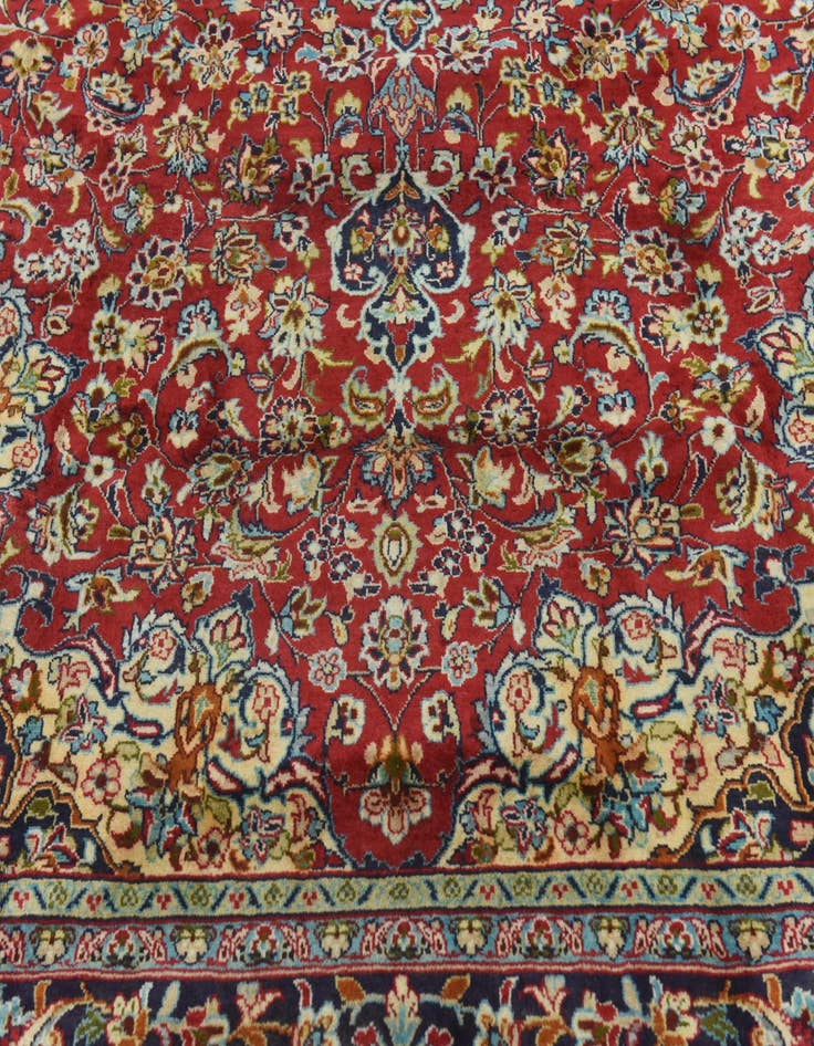 Detail image of  8' 9 x 12' 6  Hand Knotted Isfahan Persian Wool Rug