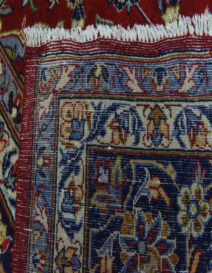 Detail image of  9' 9 x 13' 4  Hand Knotted Isfahan Persian Wool Rug
