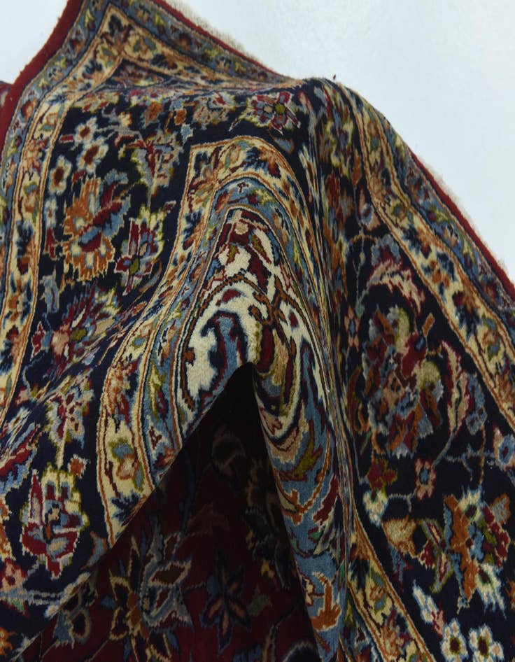 Detail image of  9' 9 x 13' 3  Hand Knotted Isfahan Persian Wool Rug