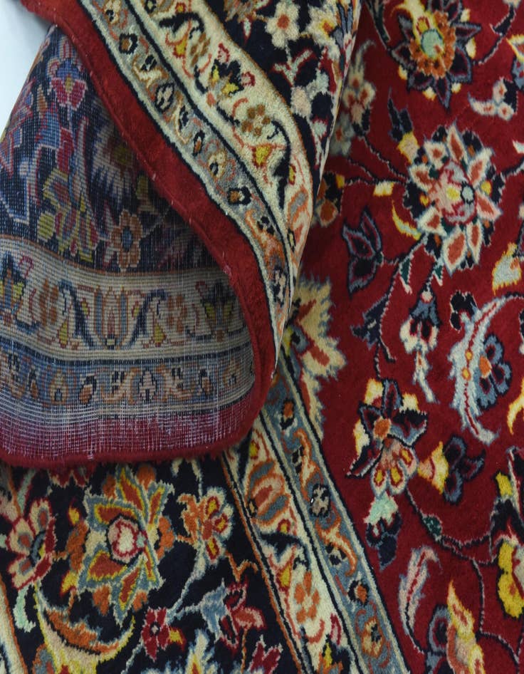 Detail image of  9' 10 x 13' 4  Hand Knotted Isfahan Persian Wool Rug