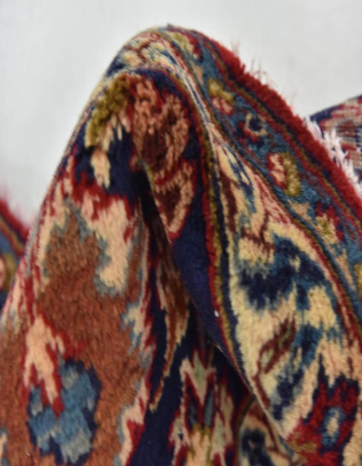 Detail image of  9' 9 x 13'  Hand Knotted Isfahan Persian Wool Rug