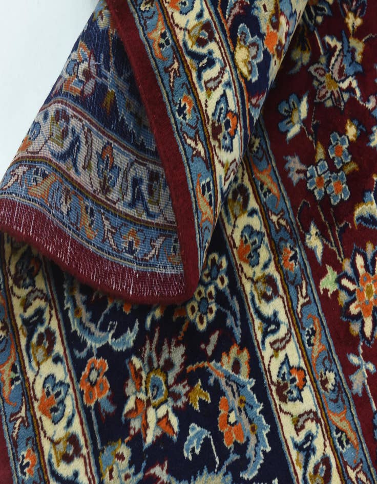 Detail image of  9' 8 x 13' 5  Hand Knotted Isfahan Persian Wool Rug