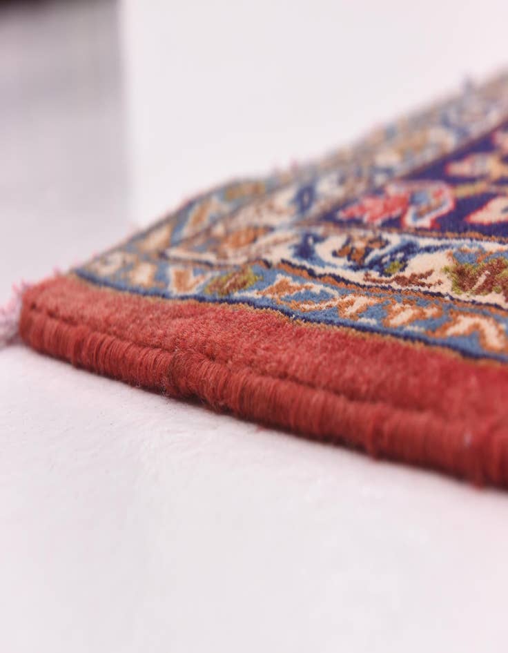 Detail image of  9' 10 x 13'  Hand Knotted Isfahan Persian Wool Rug