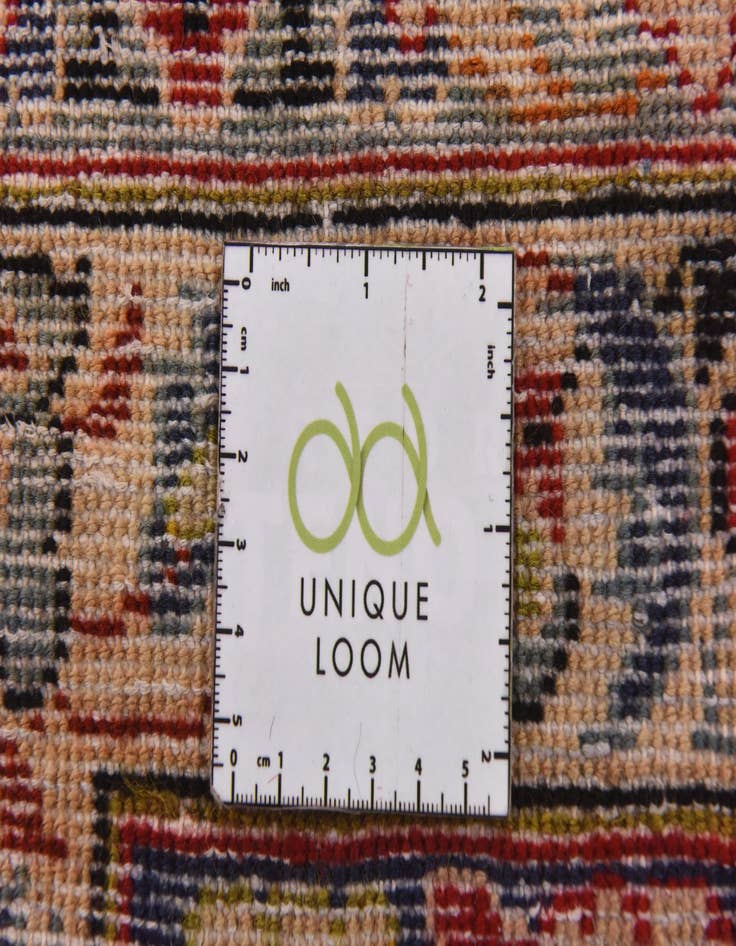 Detail image of 9' 8 x 13' Hand Knotted Isfahan Persian Wool Rug