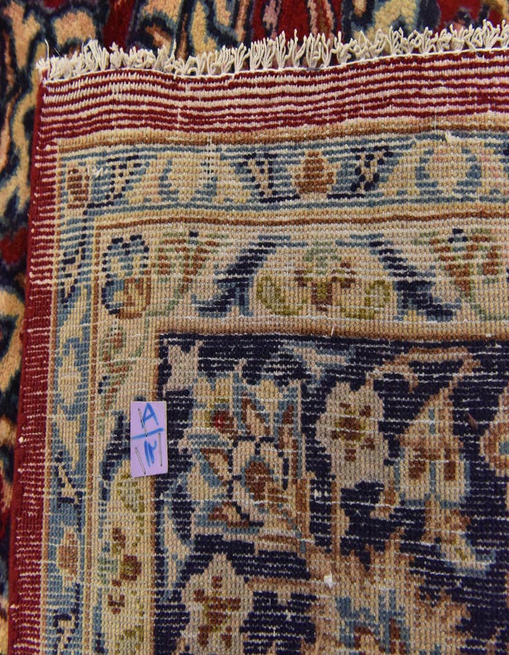 Detail image of  10' x 12' 9  Hand Knotted Isfahan Persian Wool Rug