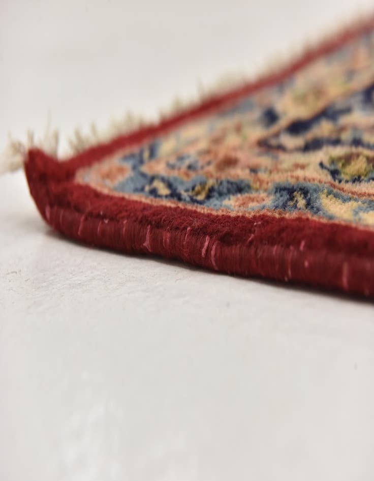 Detail image of  10' x 12' 9  Hand Knotted Isfahan Persian Wool Rug