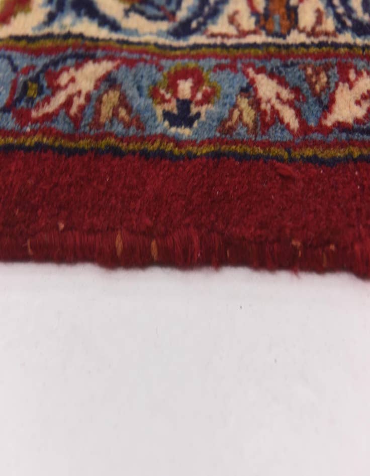 Detail image of 9' 10 x 13' 7 Hand Knotted Isfahan Persian Wool Rug