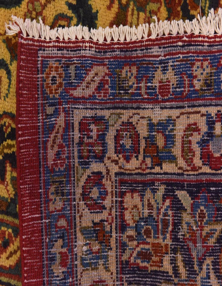 Detail image of  9' 7 x 13' 3  Hand Knotted Isfahan Persian Wool Rug