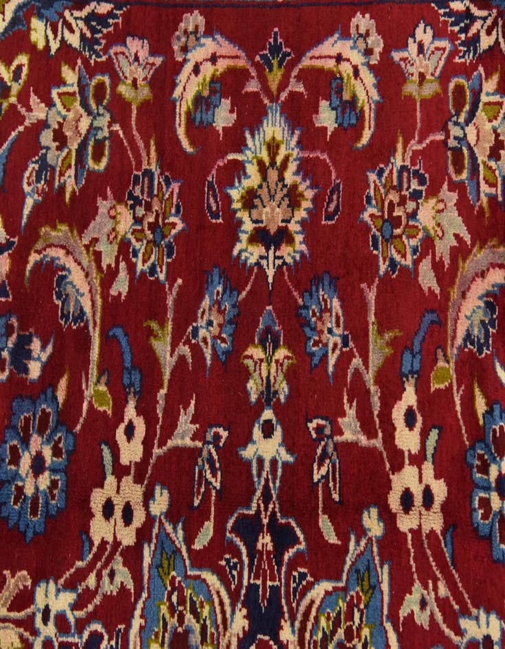 Detail image of  9' 8 x 13'  Hand Knotted Isfahan Persian Wool Rug