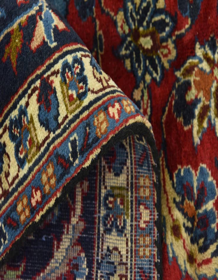 Detail image of  9' 8 x 12' 10  Hand Knotted Isfahan Persian Wool Rug