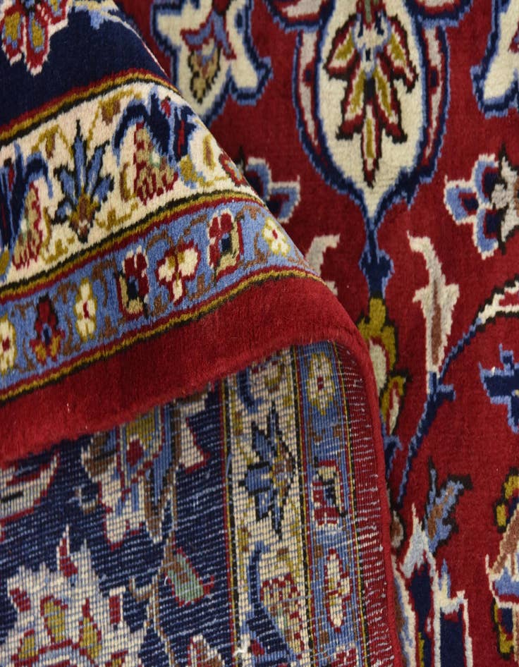 Detail image of  9' 9 x 13' 4  Hand Knotted Isfahan Persian Wool Rug