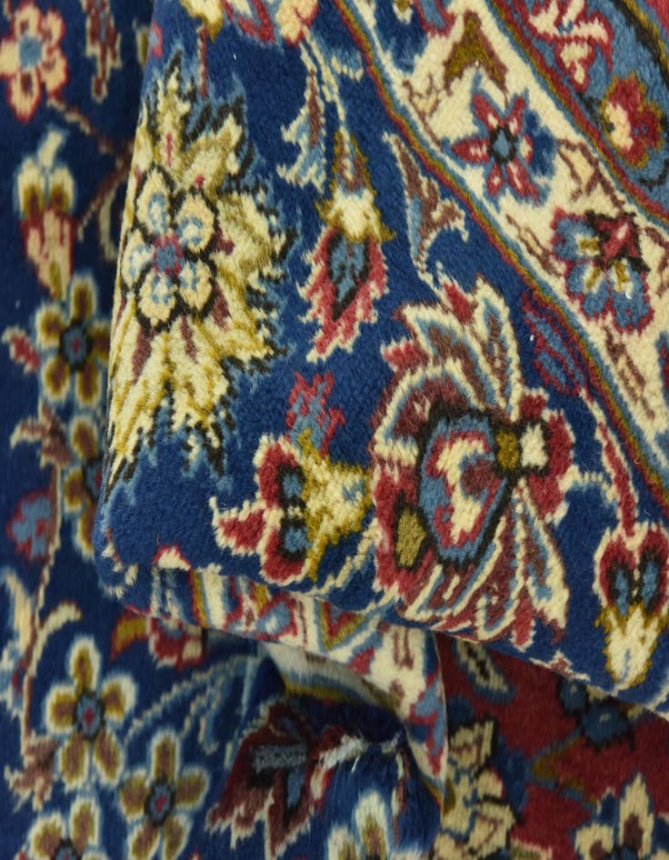 Detail image of  9' 9 x 12' 8  Hand Knotted Isfahan Persian Wool Rug
