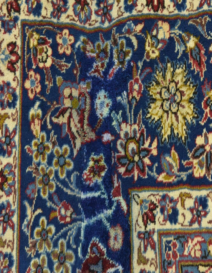 Detail image of  9' 9 x 12' 8  Hand Knotted Isfahan Persian Wool Rug