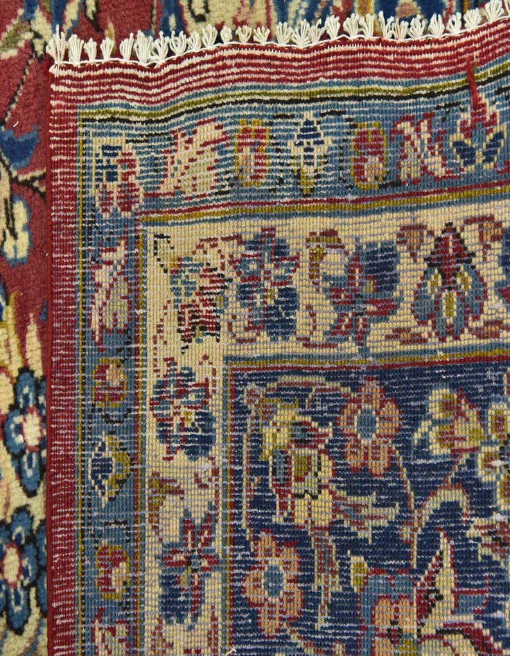 Detail image of  9' 9 x 12' 8  Hand Knotted Isfahan Persian Wool Rug