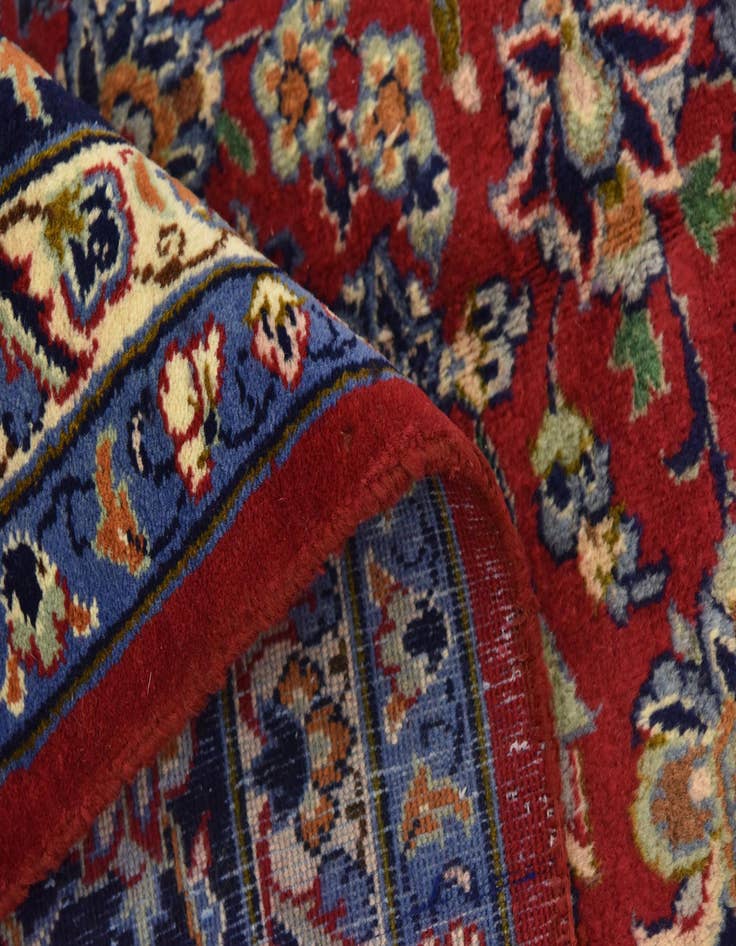 Detail image of  9' 6 x 12' 4  Hand Knotted Isfahan Persian Wool Rug