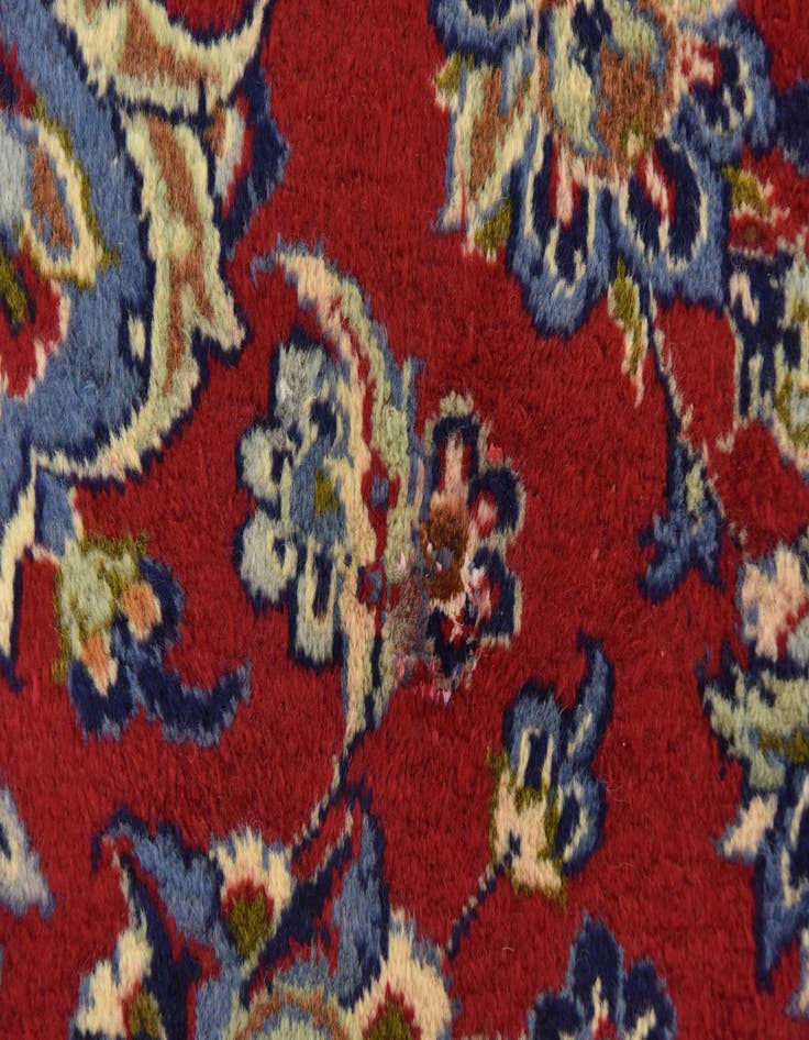 Detail image of  9' 6 x 12' 4  Hand Knotted Isfahan Persian Wool Rug