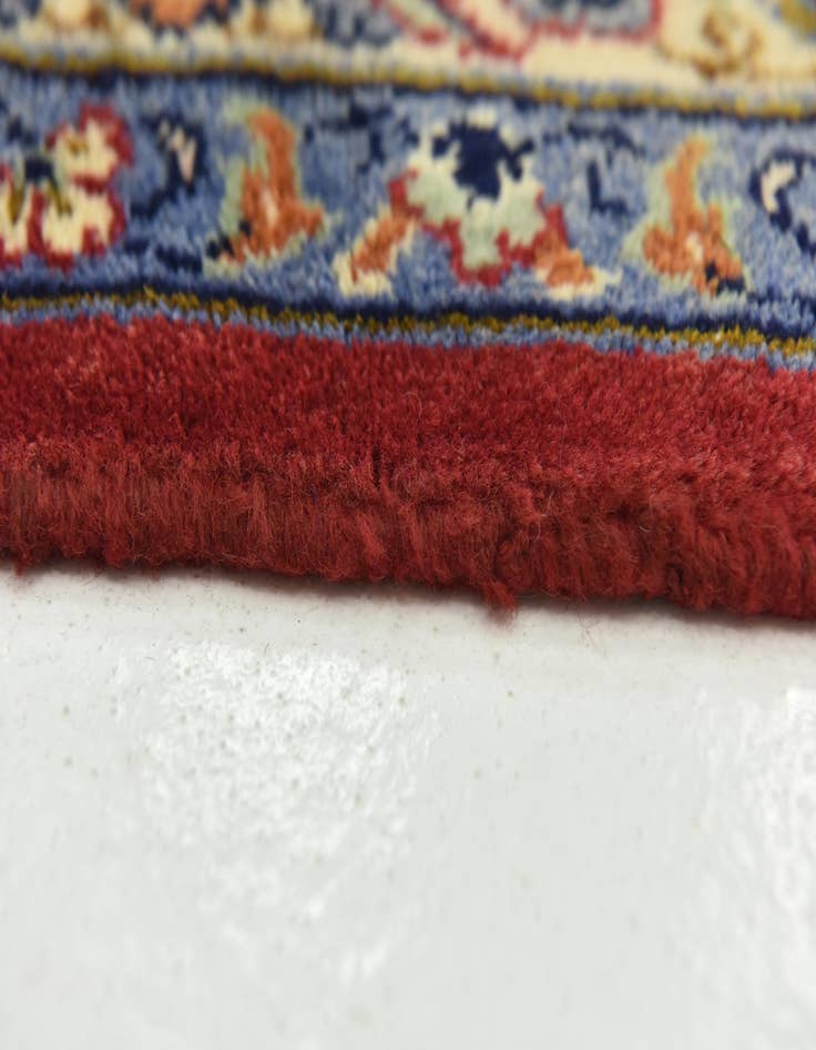 Detail image of  9' 6 x 12' 4  Hand Knotted Isfahan Persian Wool Rug