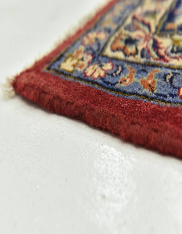 Detail image of  9' 6 x 12' 4  Hand Knotted Isfahan Persian Wool Rug