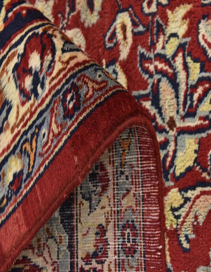 Detail image of  9' 9 x 13' 6  Hand Knotted Isfahan Persian Wool Rug