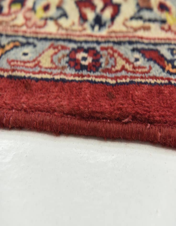 Detail image of  9' 9 x 13' 6  Hand Knotted Isfahan Persian Wool Rug