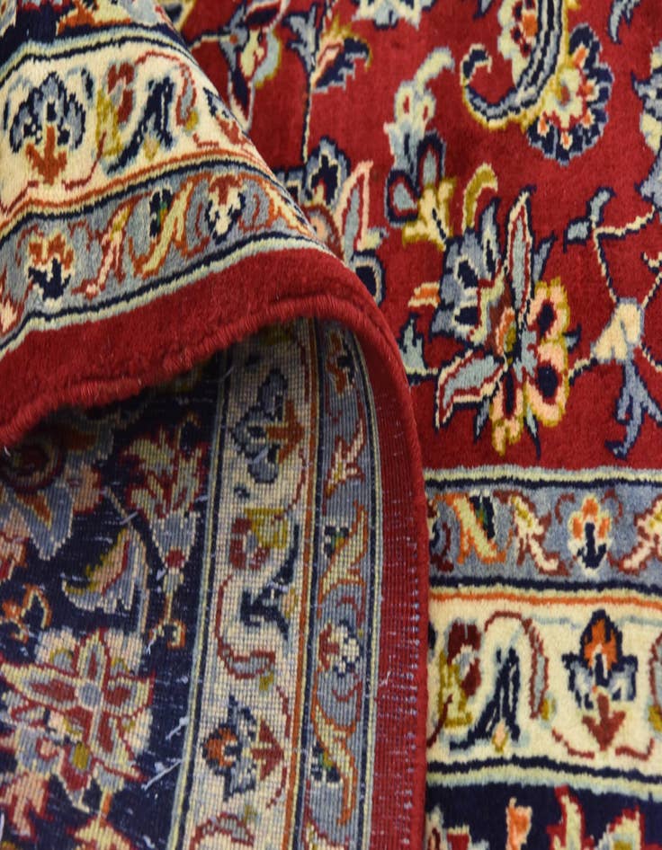 Detail image of  10' 1 x 13' 2  Hand Knotted Isfahan Persian Wool Rug