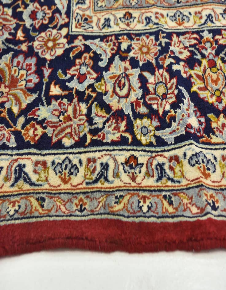 Detail image of  10' 1 x 13' 2  Hand Knotted Isfahan Persian Wool Rug