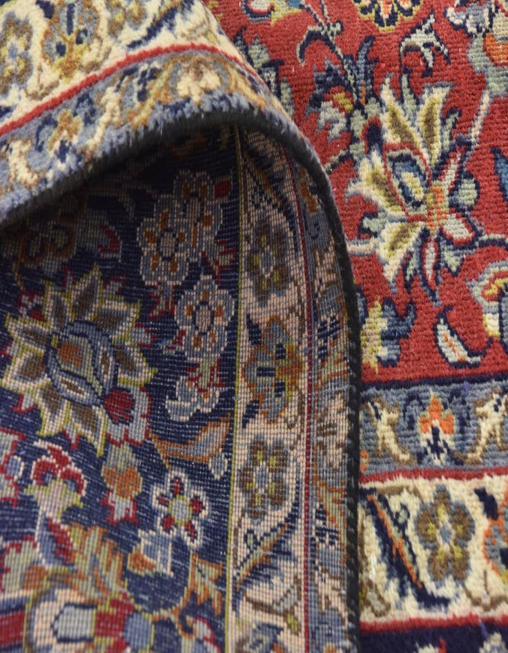 Detail image of  9' 9 x 13' 1  Hand Knotted Isfahan Persian Wool Rug