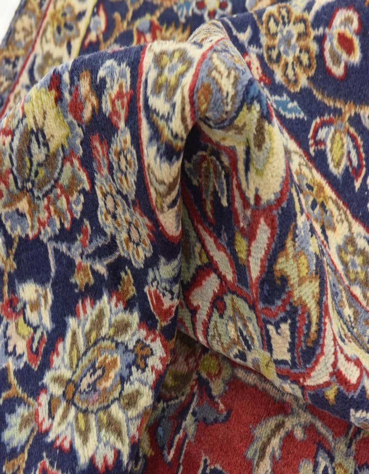 Detail image of  9' 9 x 13' 1  Hand Knotted Isfahan Persian Wool Rug