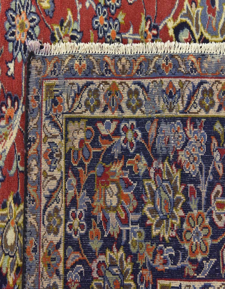 Detail image of  9' 9 x 13' 1  Hand Knotted Isfahan Persian Wool Rug