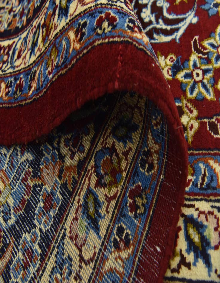 Detail image of  9' 8 x 14' 3  Hand Knotted Isfahan Persian Wool Rug