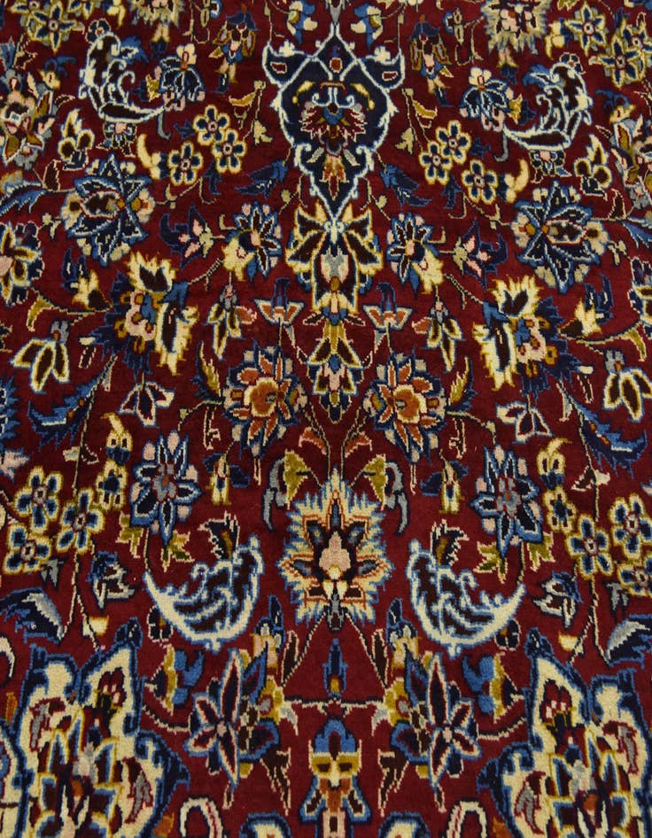 Detail image of  9' 8 x 14' 3  Hand Knotted Isfahan Persian Wool Rug