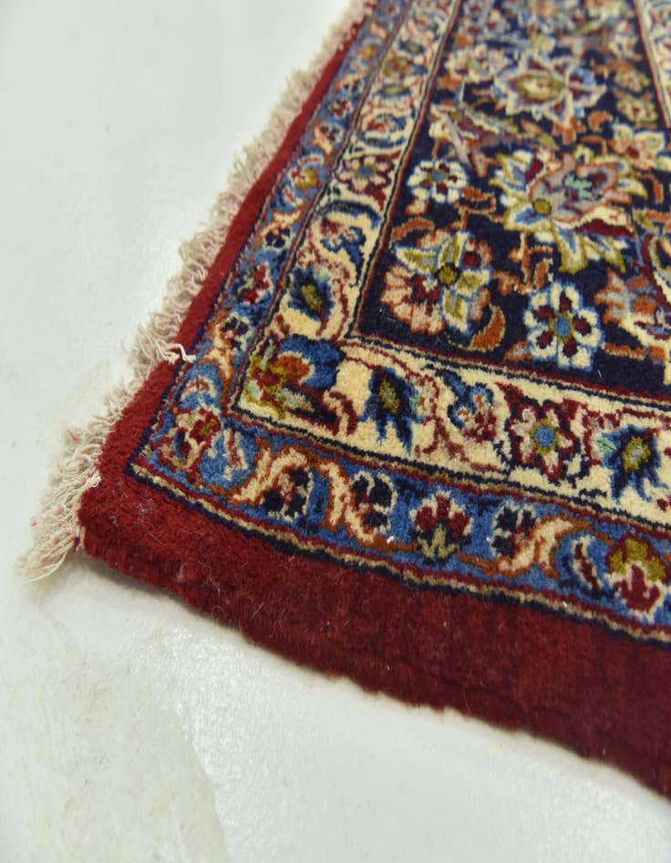 Detail image of  9' 8 x 14' 3  Hand Knotted Isfahan Persian Wool Rug