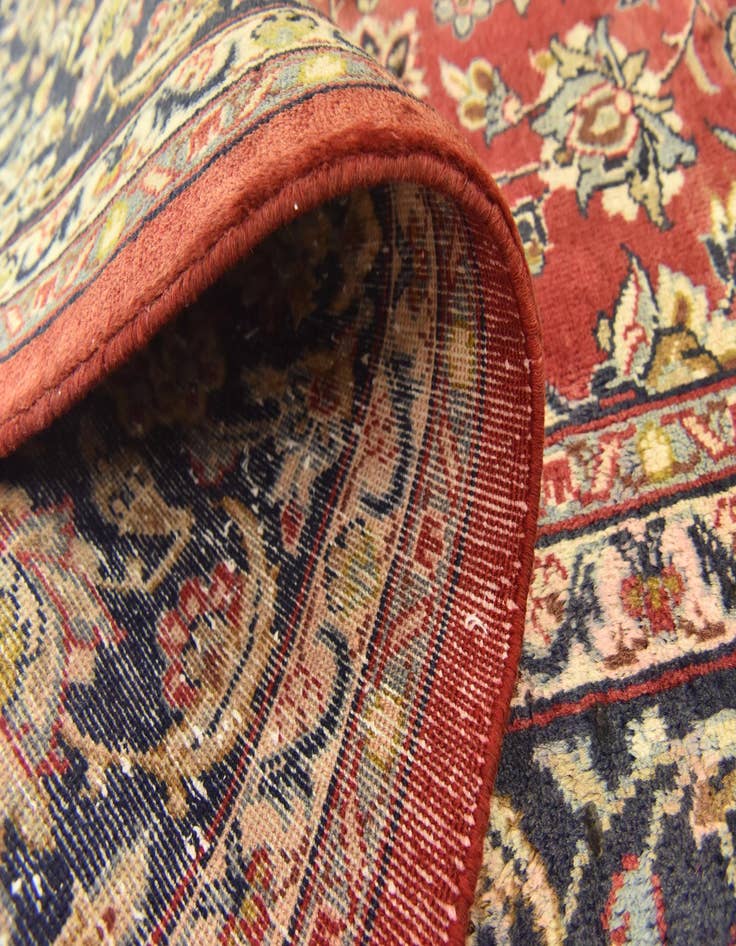 Detail image of  9' 7 x 12' 8  Hand Knotted Isfahan Persian Wool Rug