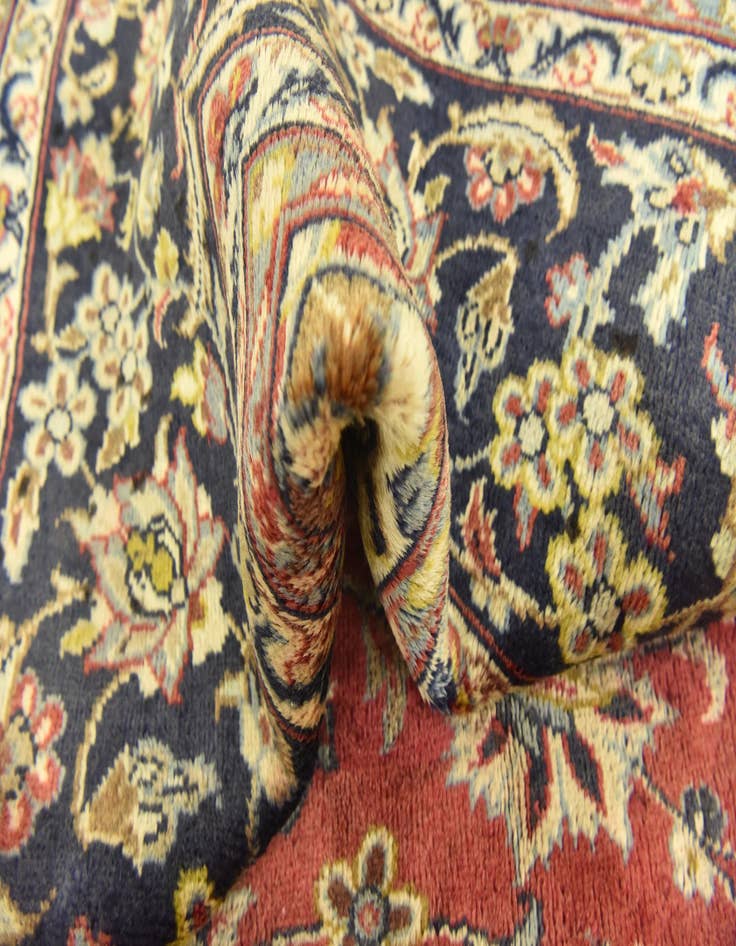 Detail image of  9' 7 x 12' 8  Hand Knotted Isfahan Persian Wool Rug